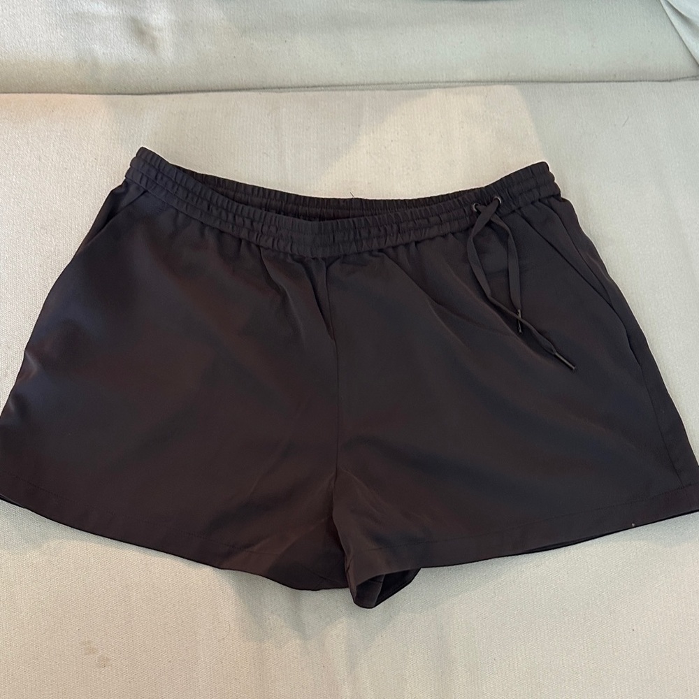 All Saints Black Athletic Shorts